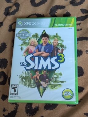 The Sims 3 Platinum Hits (Xbox 360) - Green Case